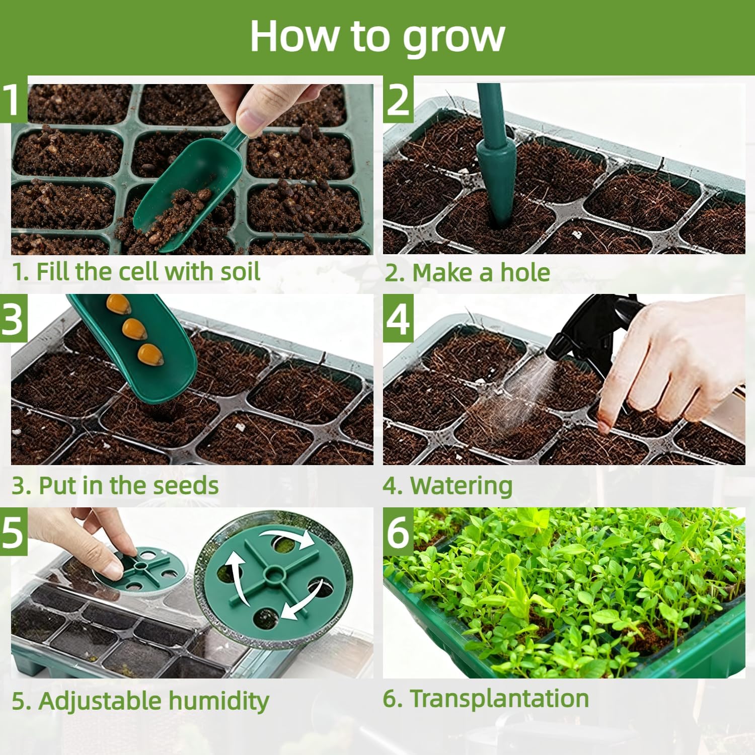 Kit de Germination 10 Pièces : - Dome Propagation Kit avis et prix