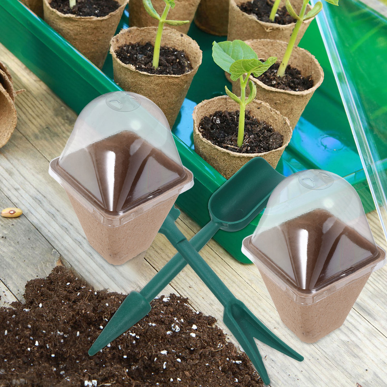 Kit de 10 pots de semis durabl - Dome Propagation Kit avis et prix